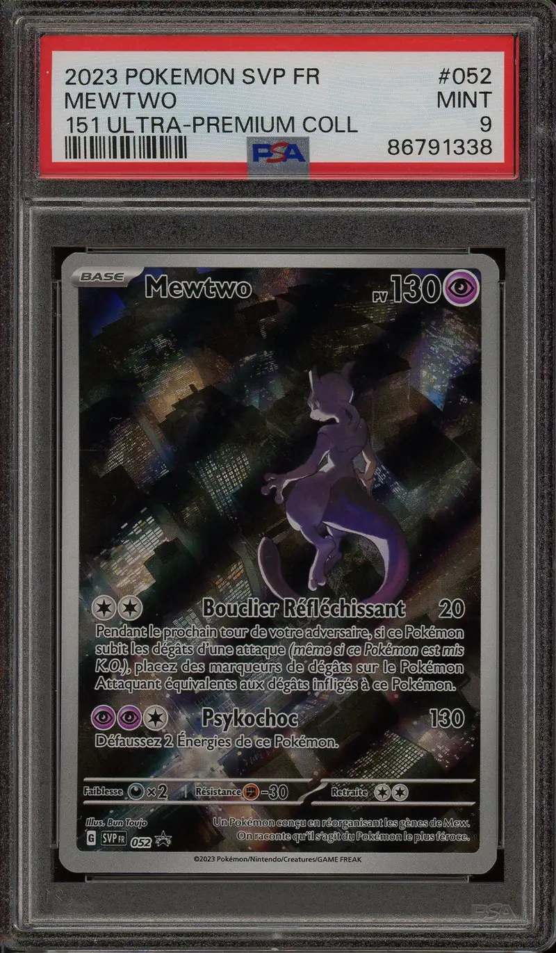 PSA 9 Mewtwo