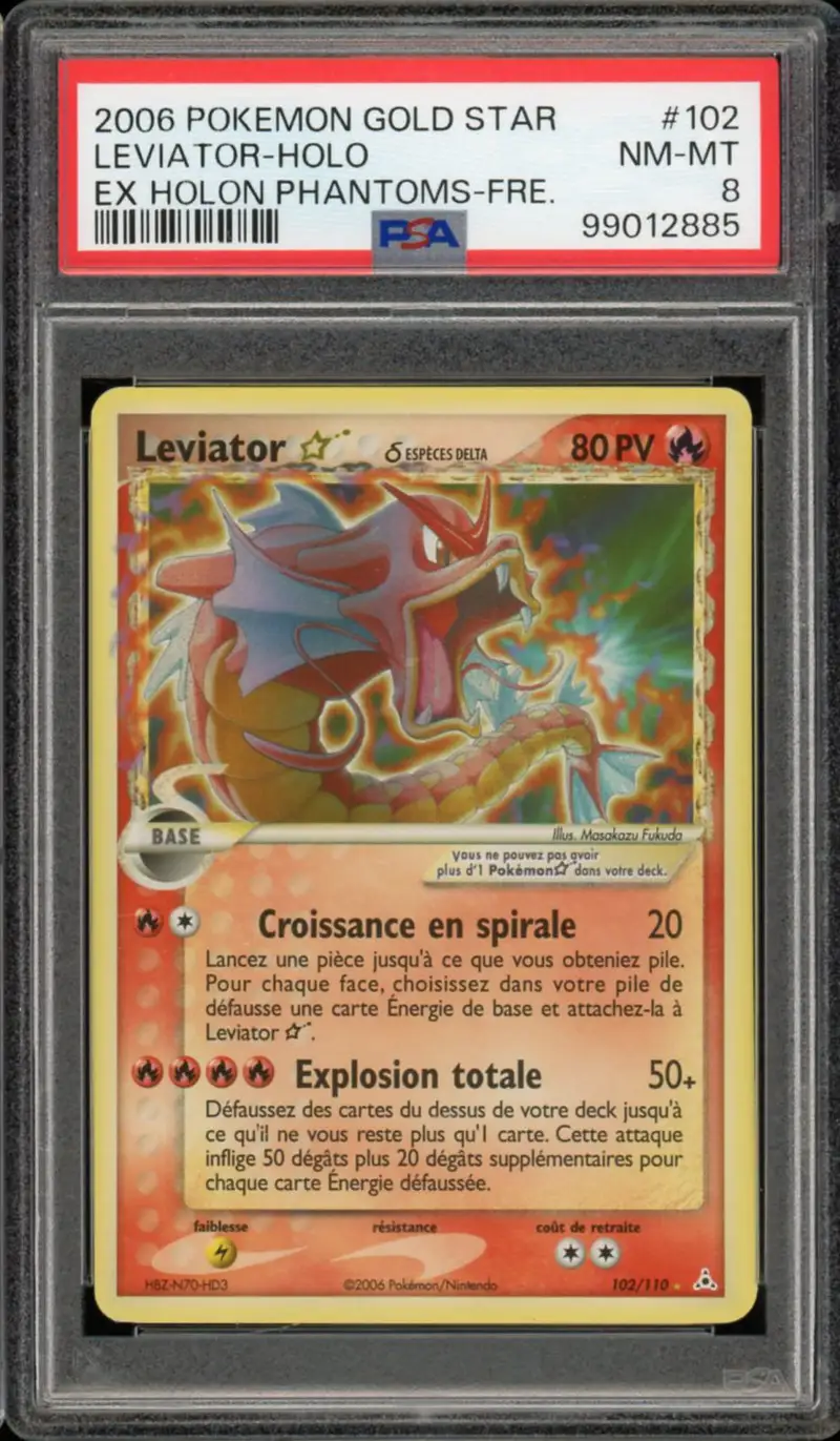 PSA 8 Leviator Gold Star