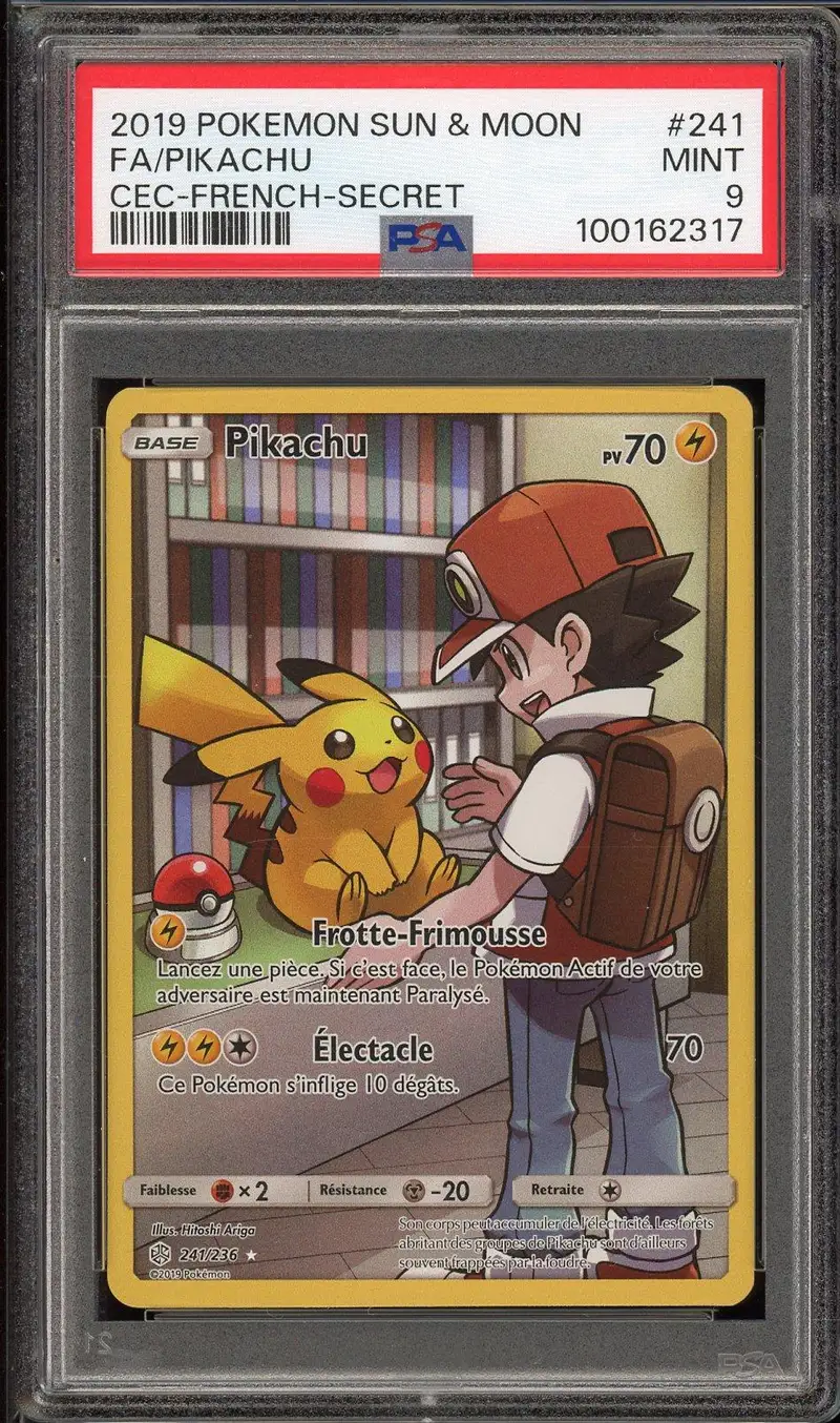 PSA 9 Pikachu