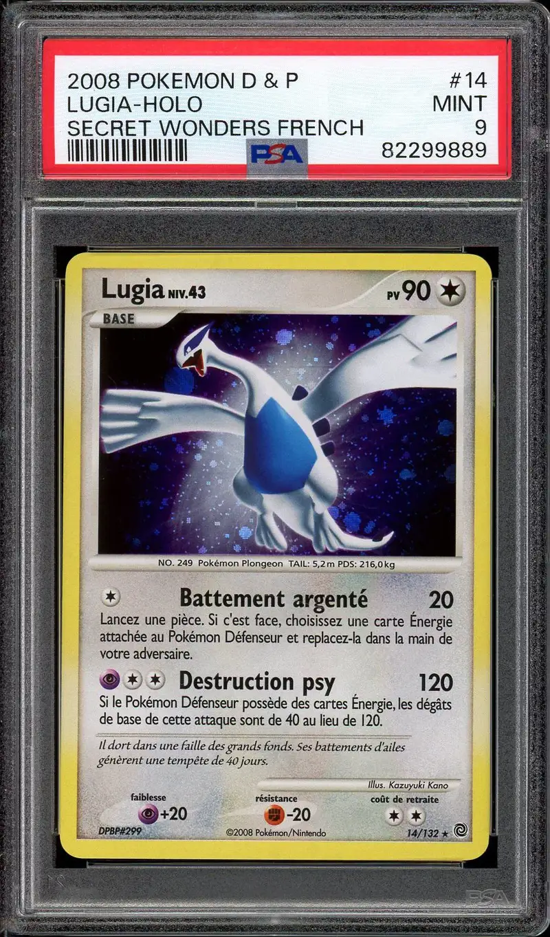 PSA 9 Lugia Holo