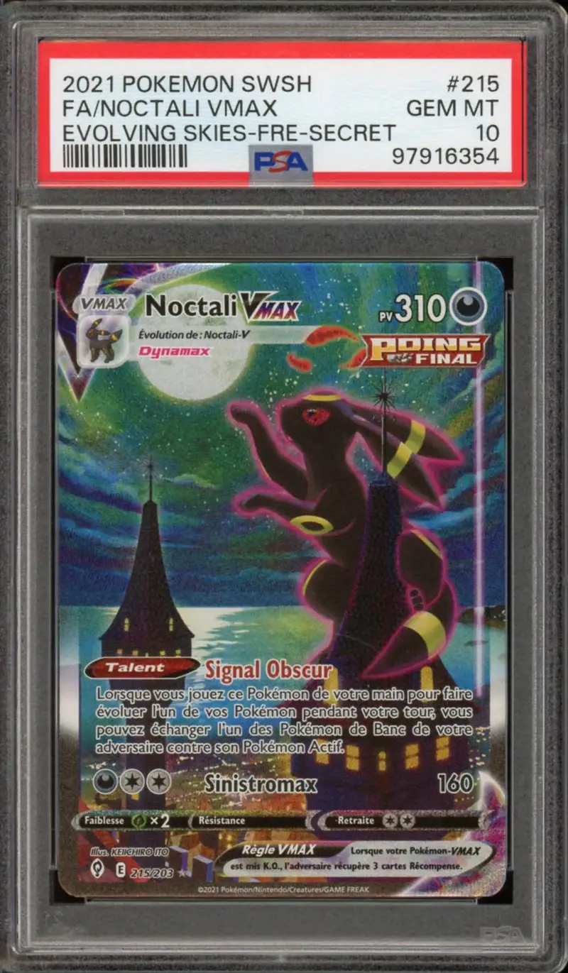 PSA 10 Noctali VMax