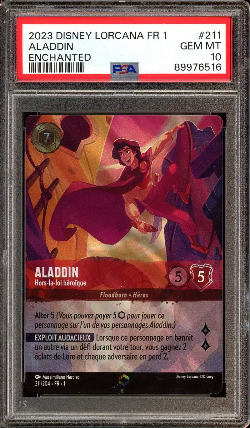 PSA 10 Aladdin