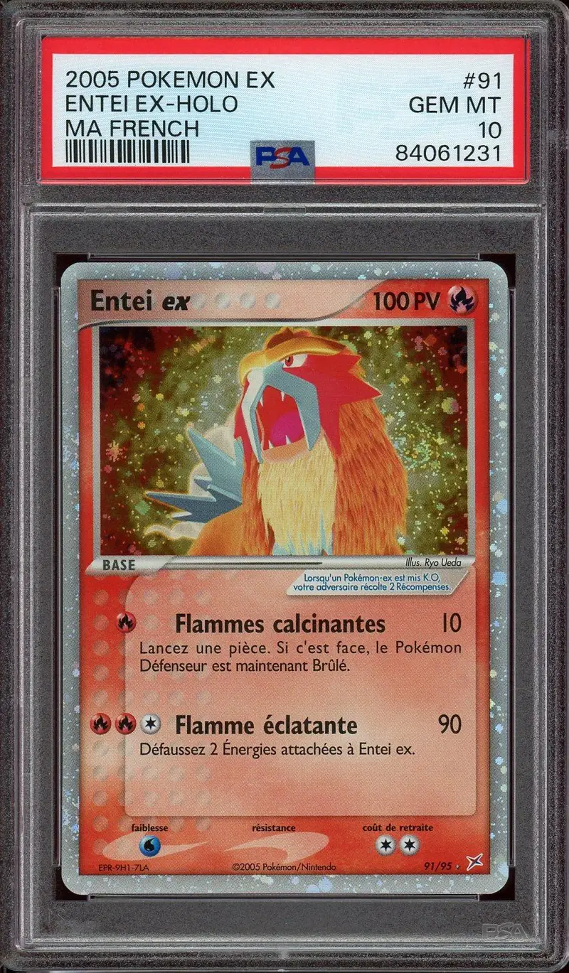 PSA 10 Entei Ex