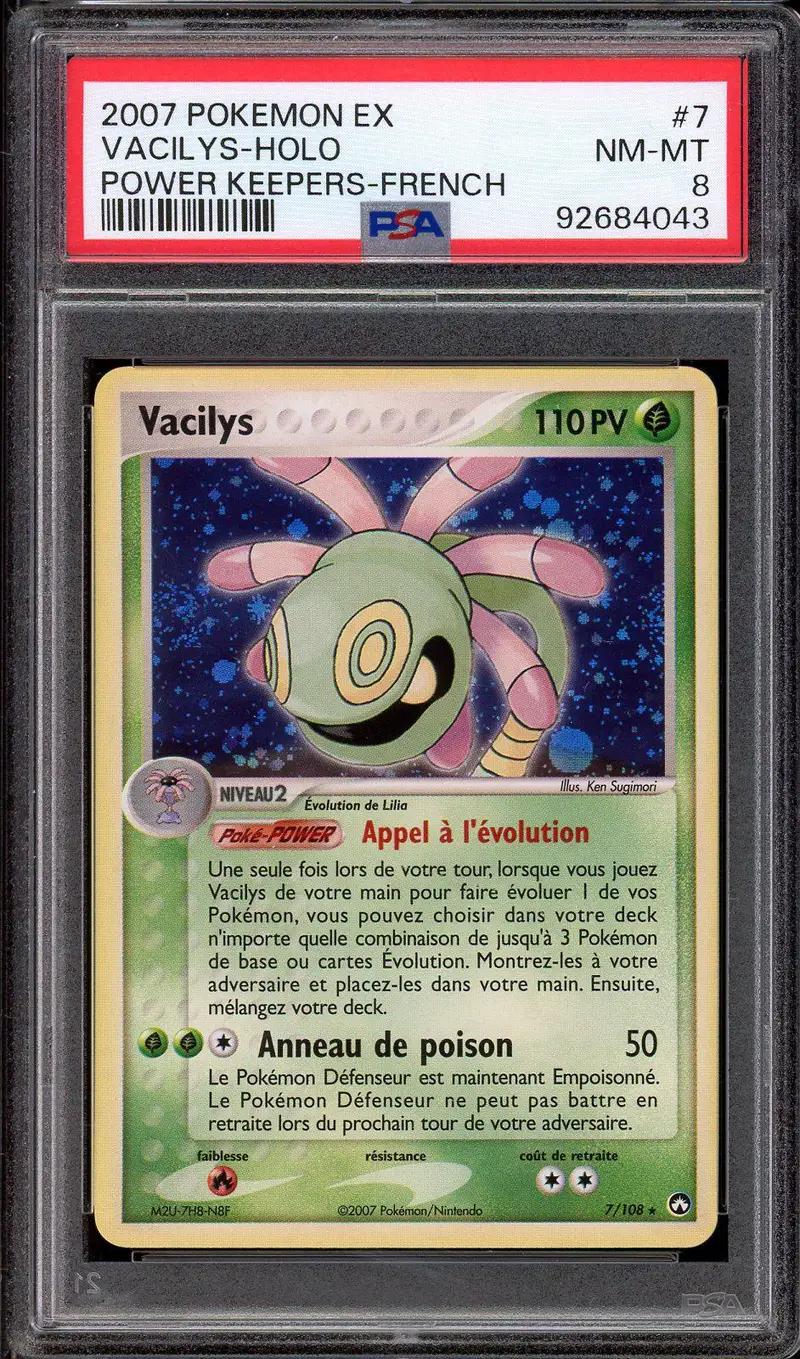 PSA 8 Vacilys Holo