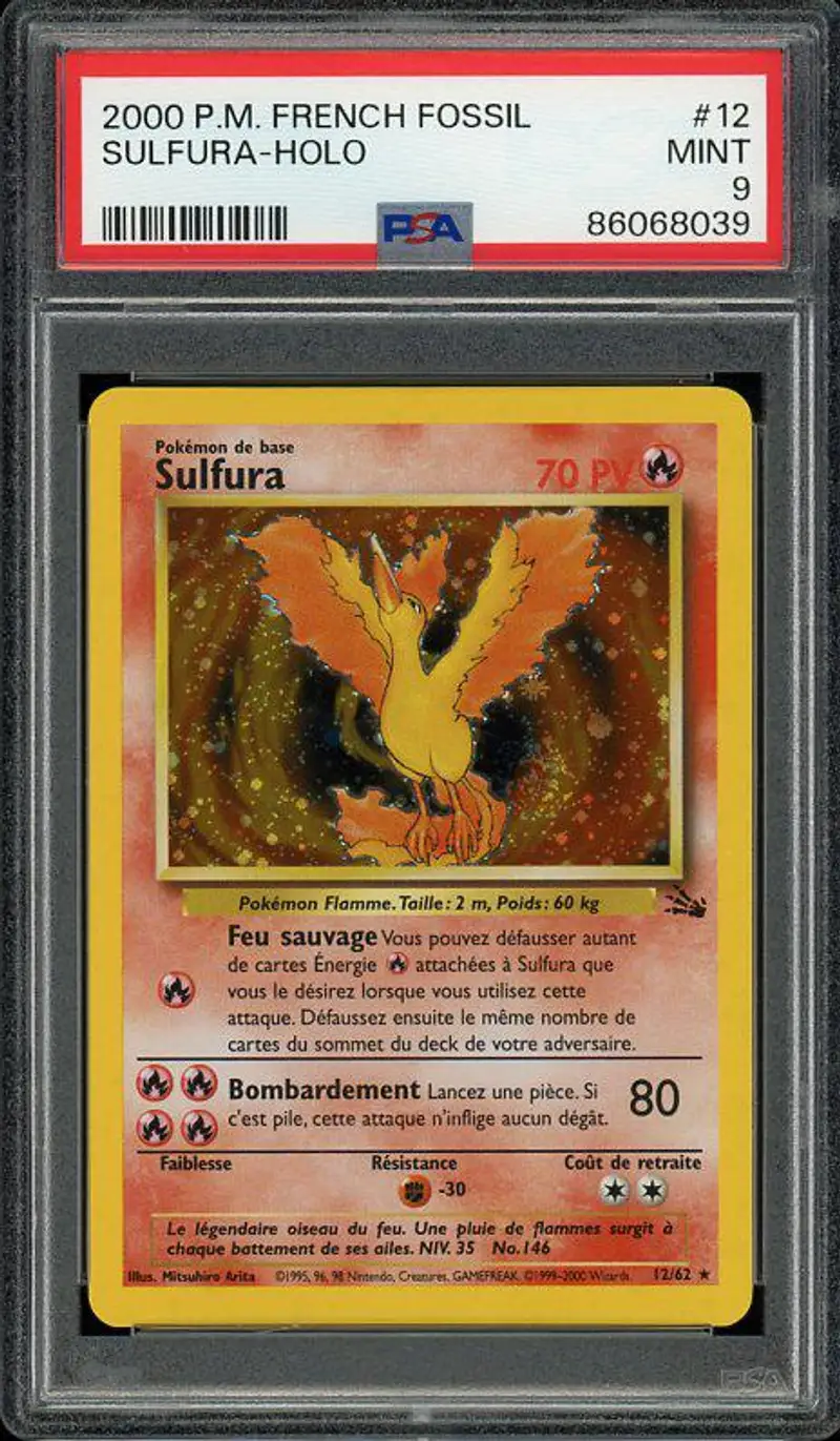 PSA 9 Sulfura Holo