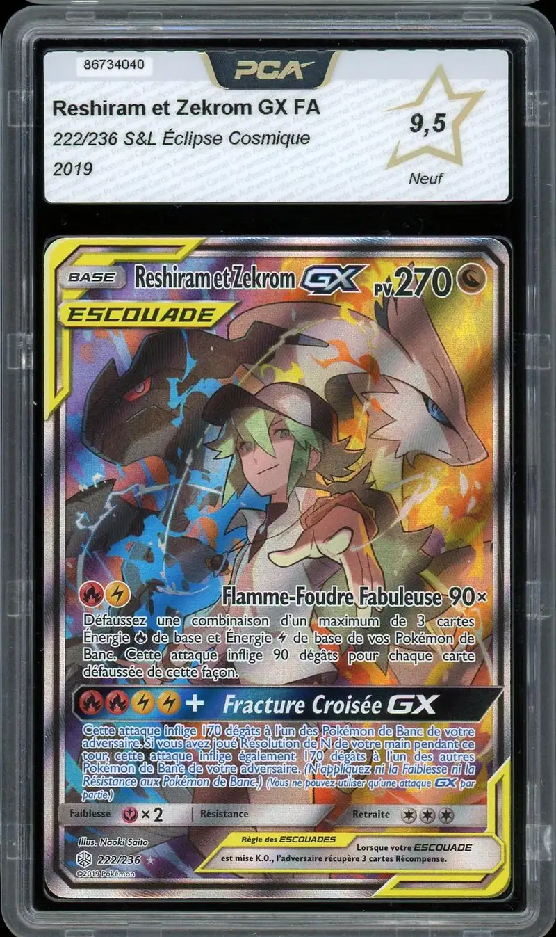 PCA 9.5 Reshiram et Zekrom Gx