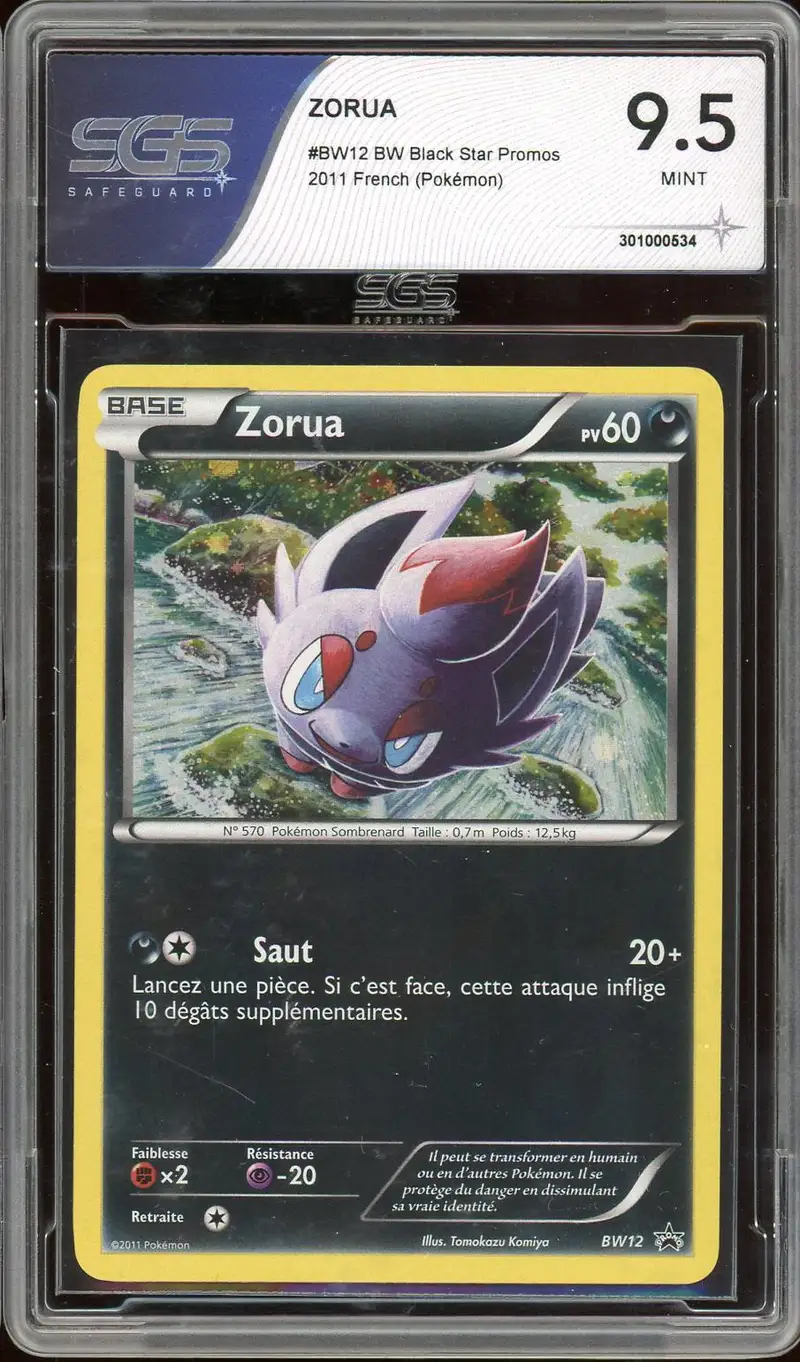 SGS 9.5 Zorua Holo