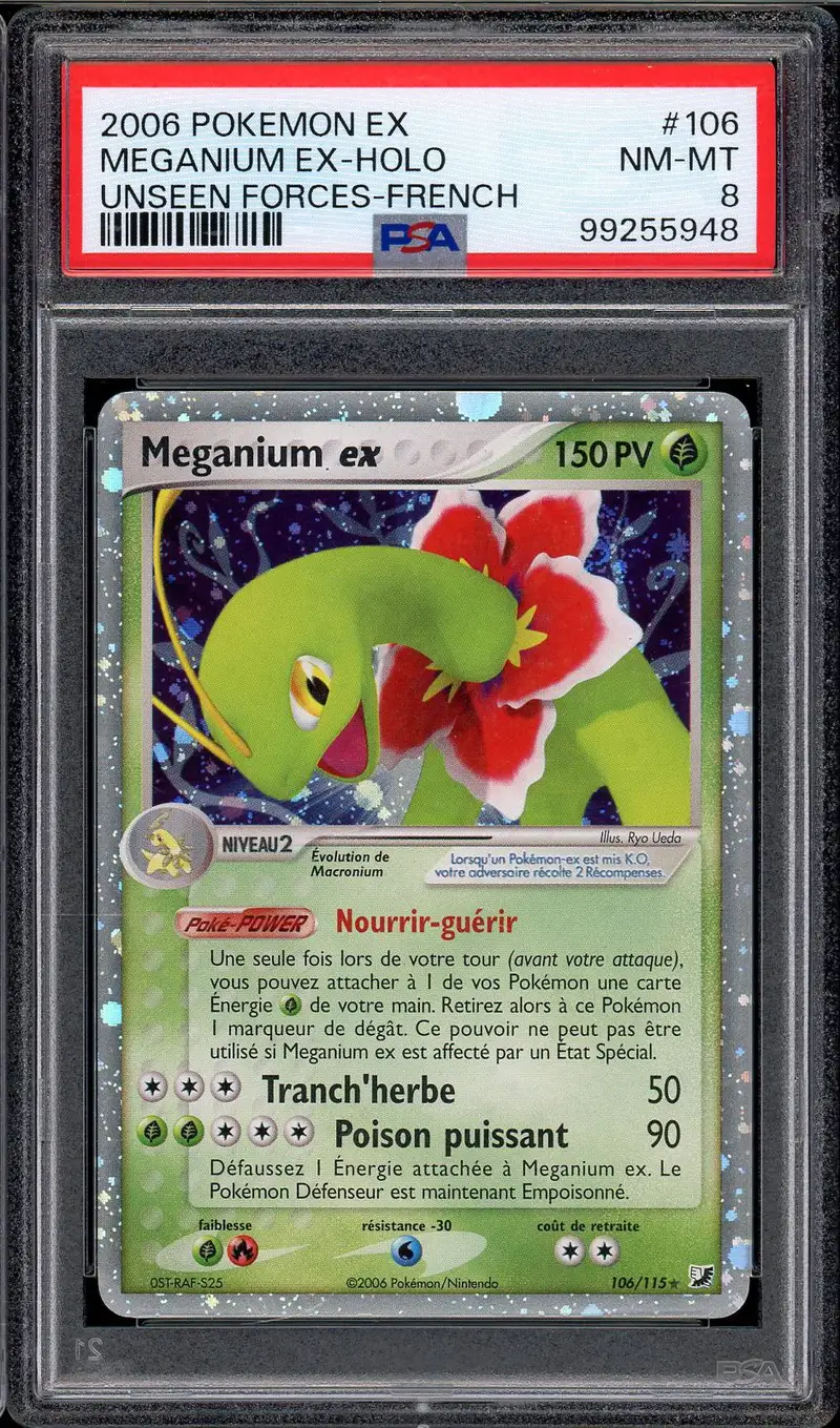 PSA 8 Meganium Ex