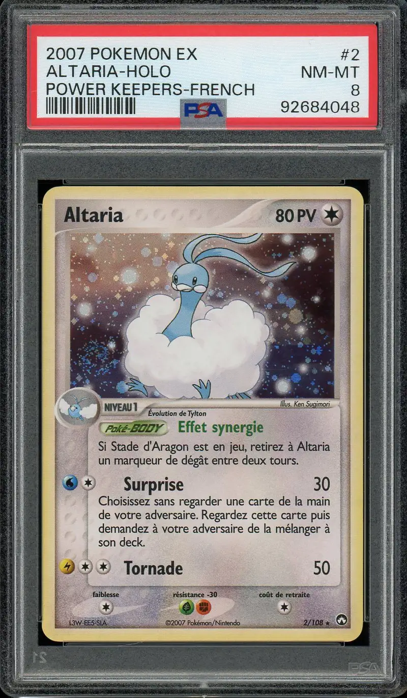 PSA 8 Altaria Holo