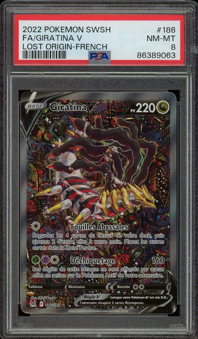 PSA 8 Giratina V