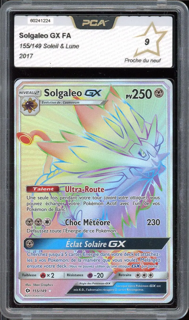 PCA 9 Solgaleo Gx Rainbow