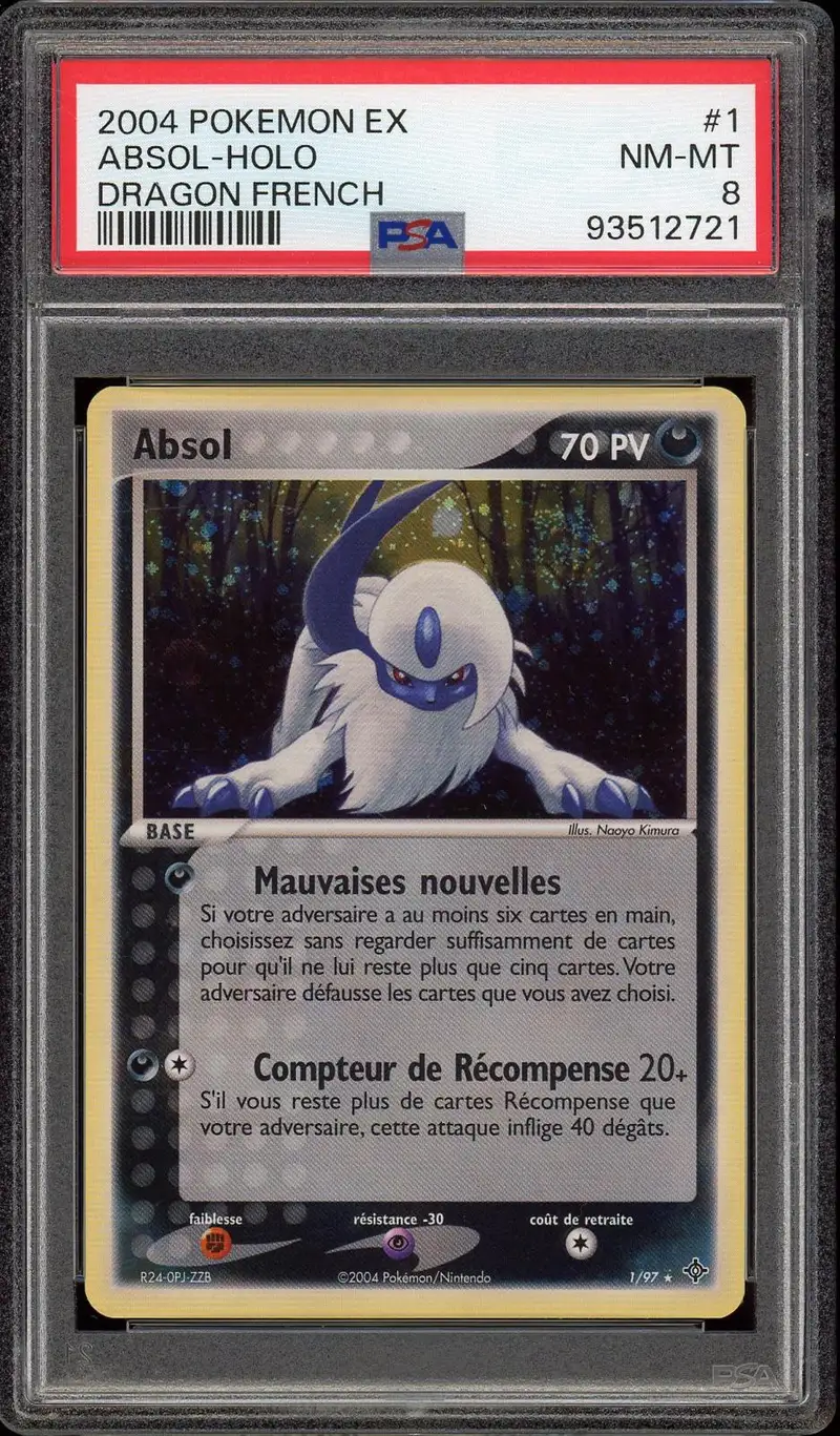 PSA 8 Absol Holo