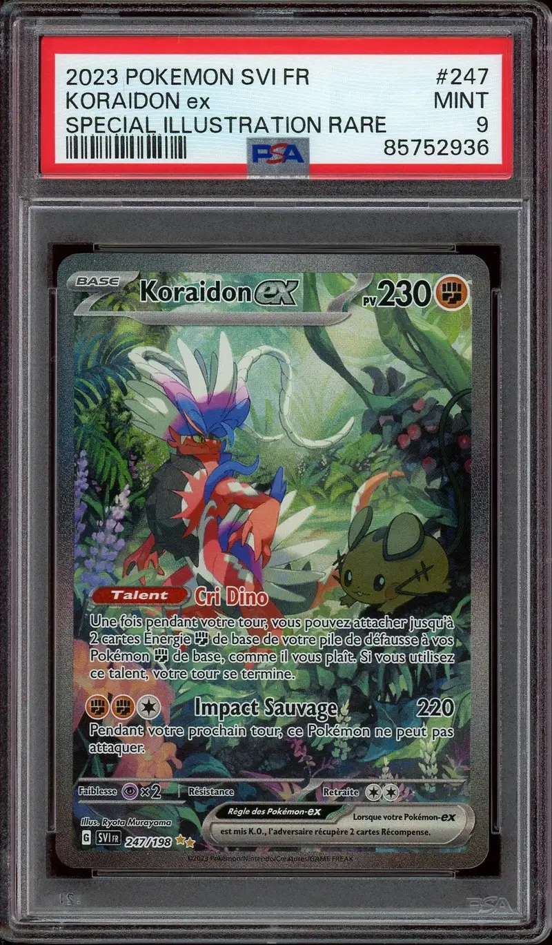 PSA 9 Koraidon Ex