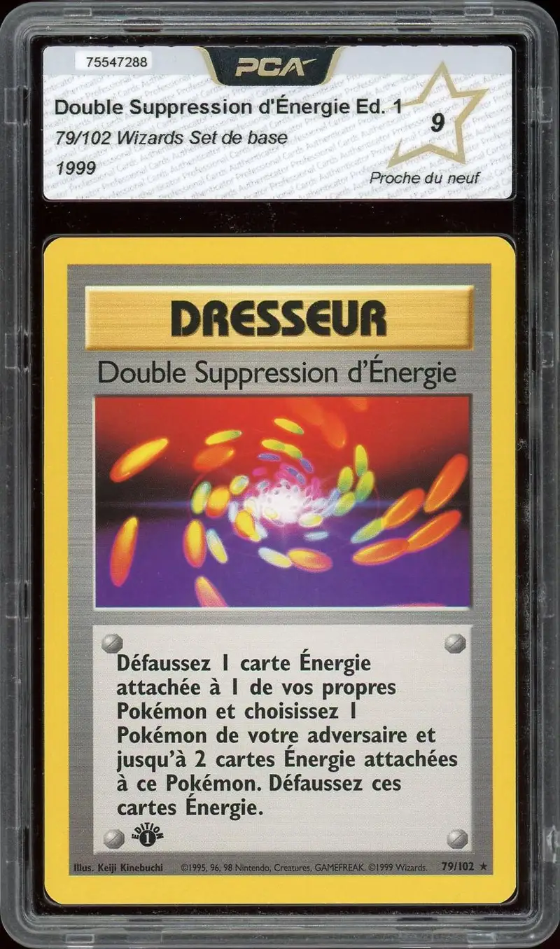 PCA 9 Double Suppression d'Energie