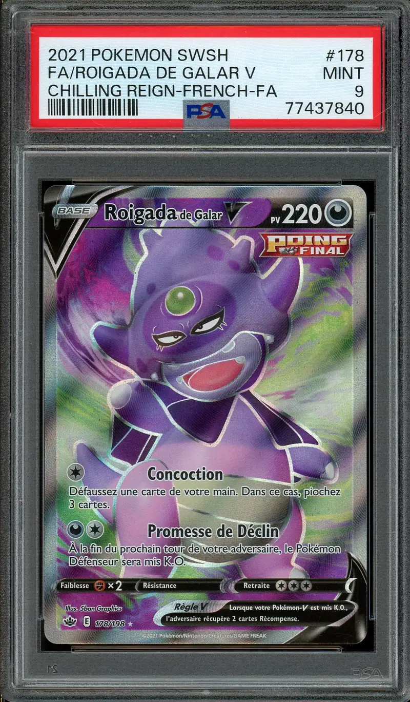 PSA 9 Roigada de Galar V