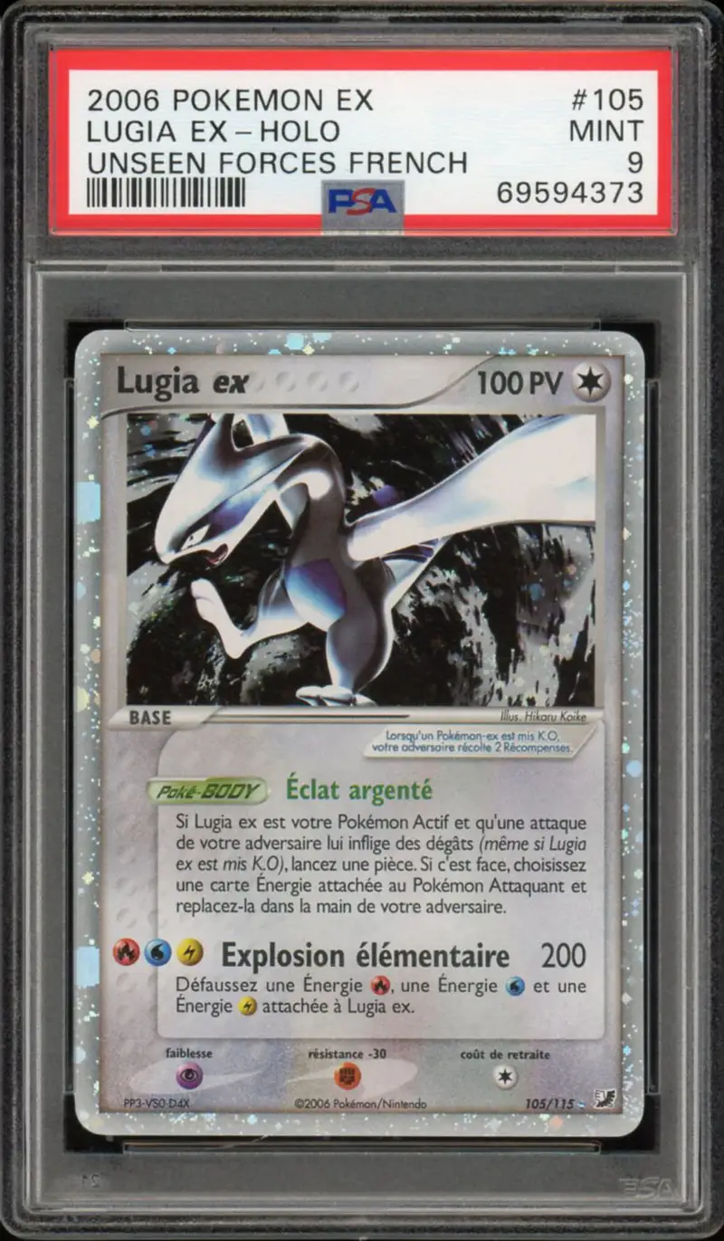 PSA 9 Lugia Ex