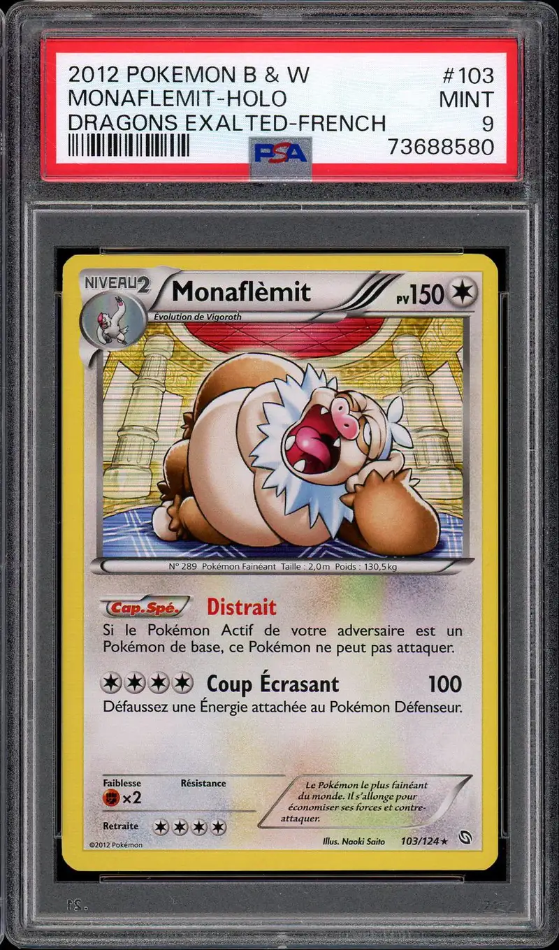 PSA 9 Monaflèmit Holo