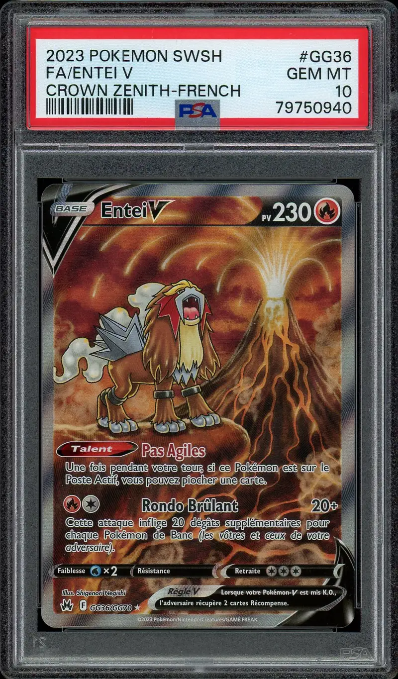 PSA 10 Entei V