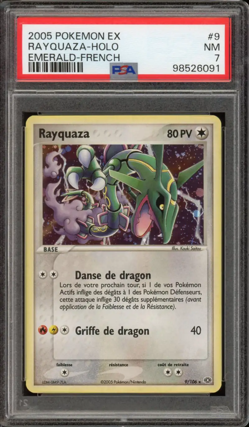 PSA 7 Rayquaza Holo