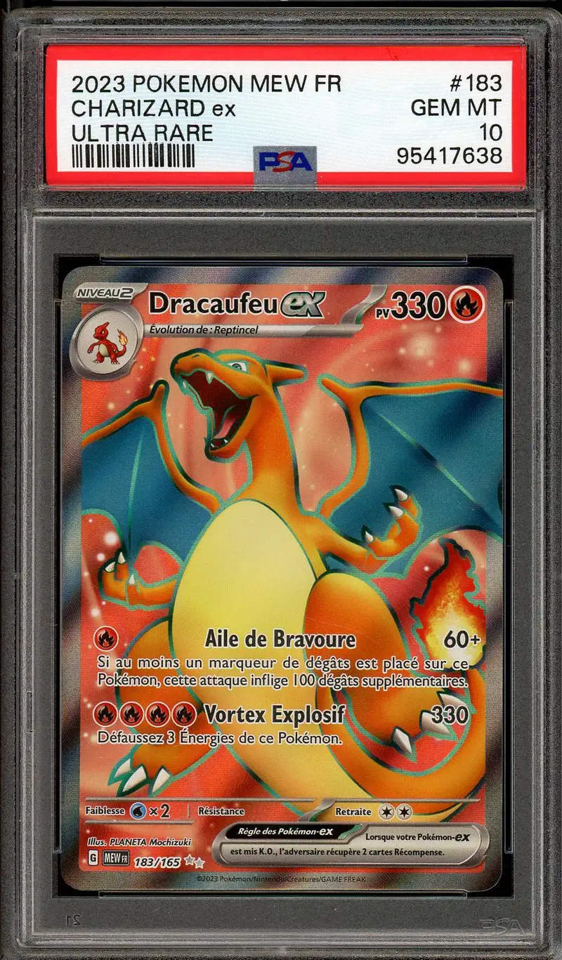 PSA 10 Dracaufeu Ex
