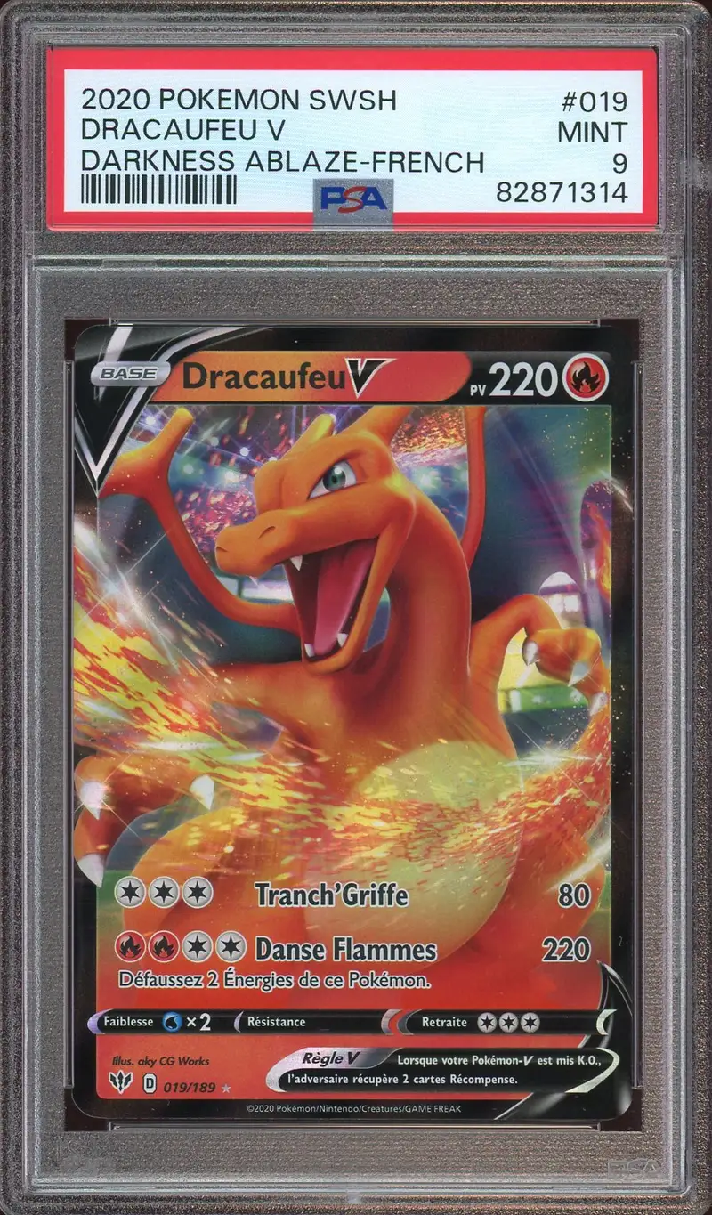PSA 9 Dracaufeu V