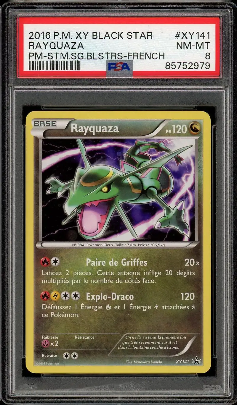 PSA 8 Rayquaza Holo