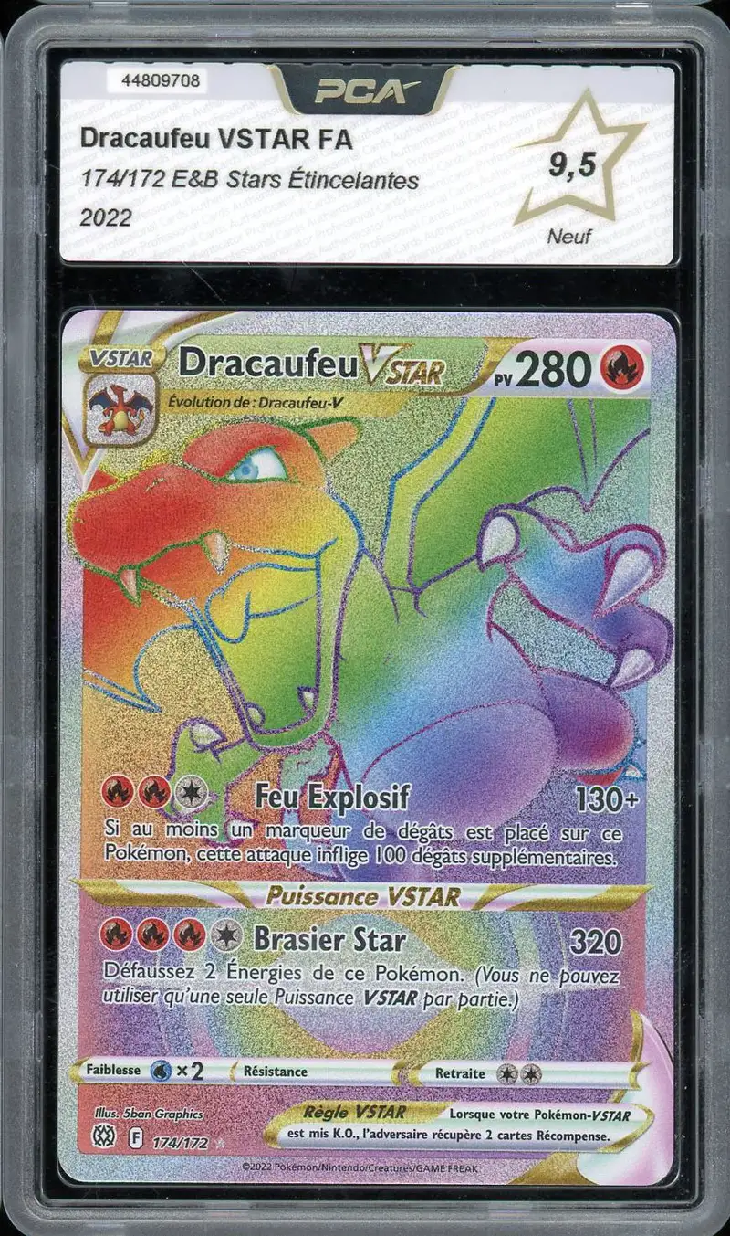 PCA 9.5 Dracaufeu VStar Rainbow