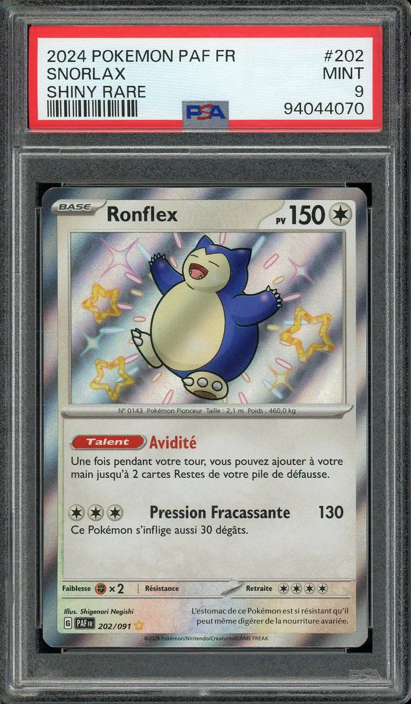 PSA 9 Ronflex Shiny