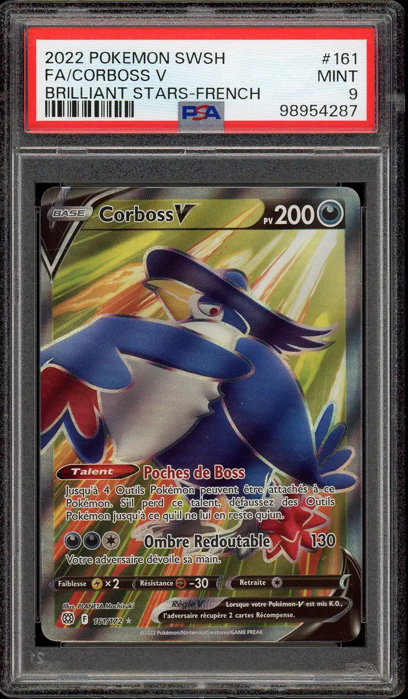 PSA 9 Corboss V