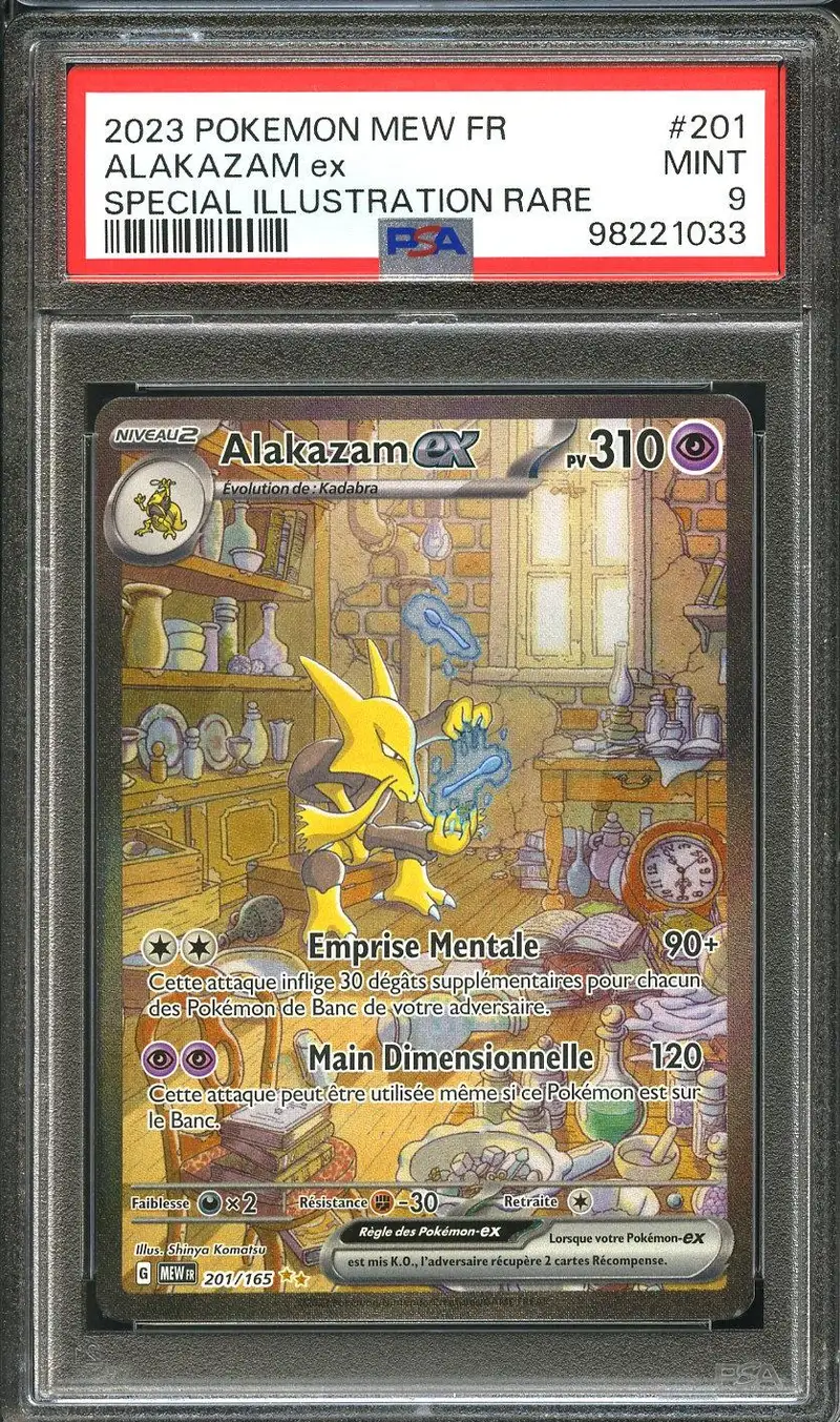 PSA 9 Alakazam Ex