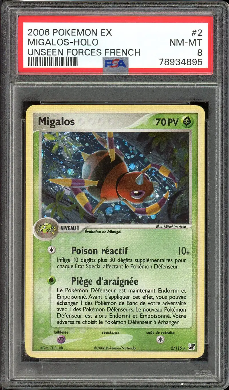 PSA 8 Migalos Holo