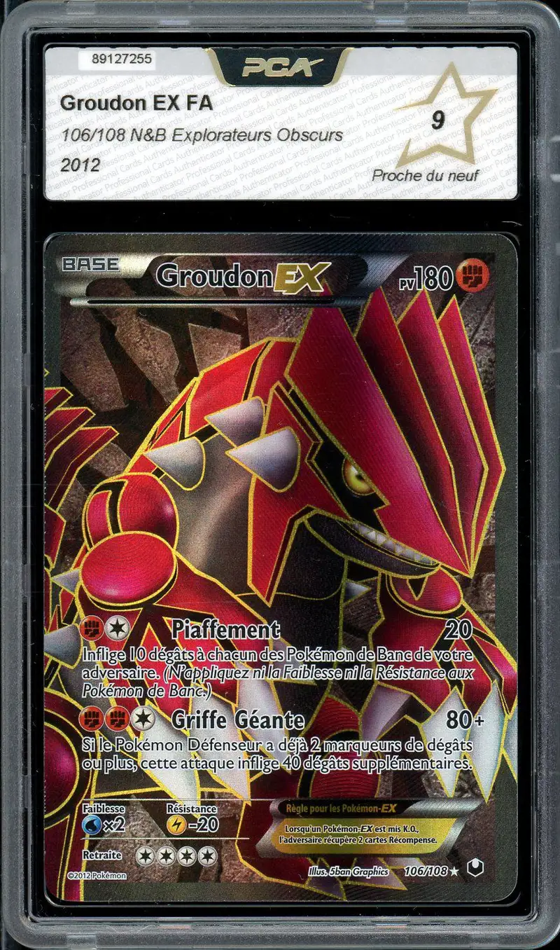 PCA 9 Groudon Ex