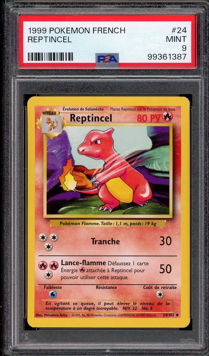 PSA 9 Reptincel