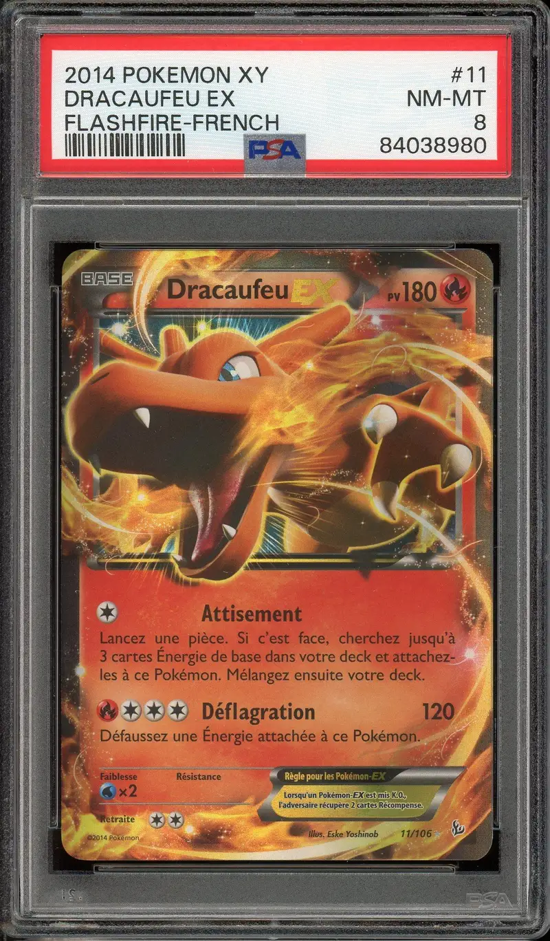 PSA 8 Dracaufeu Ex