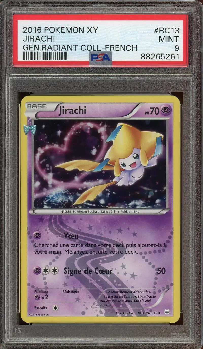 PSA 9 Jirachi Holo