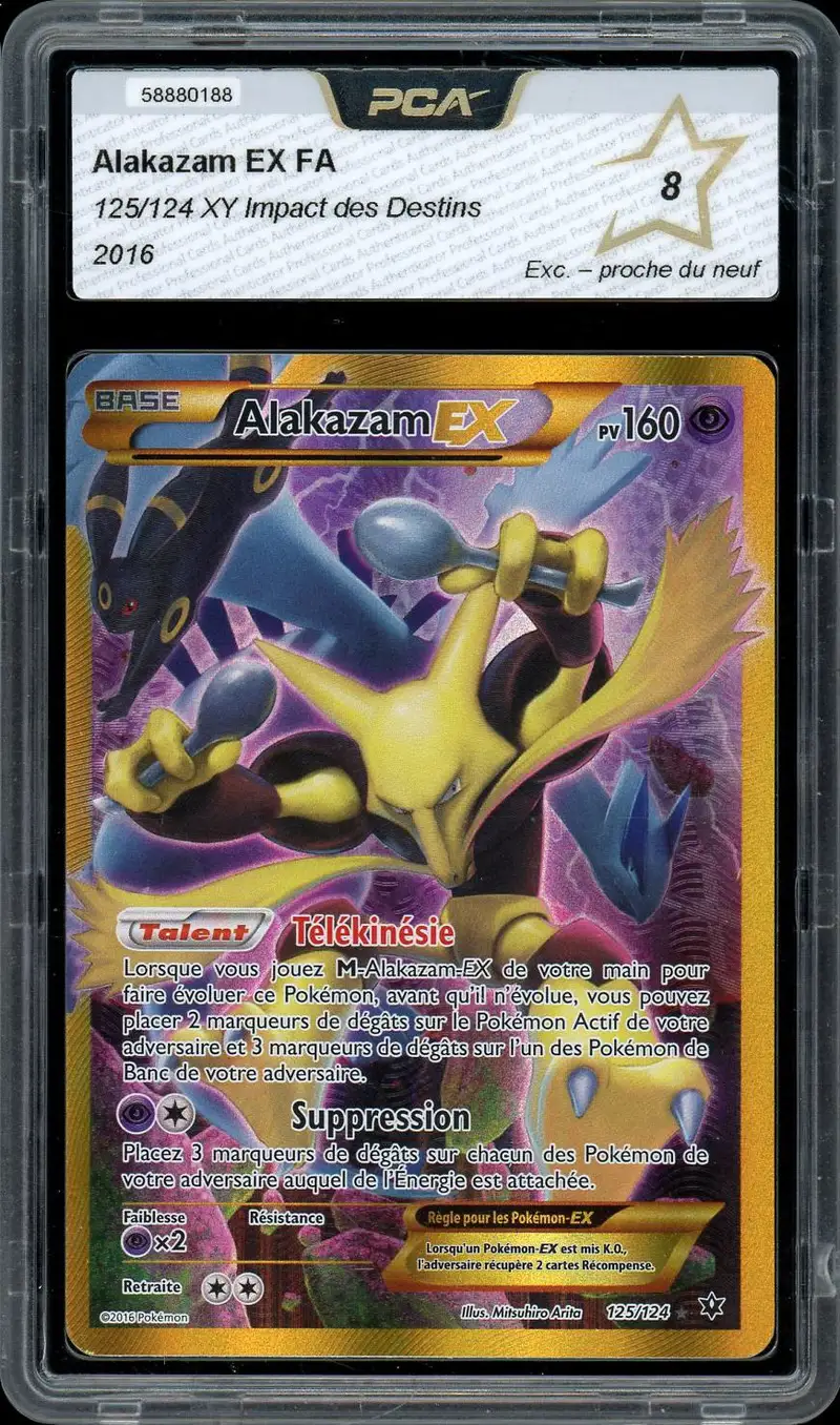 PCA 8 Alakazam Ex Gold