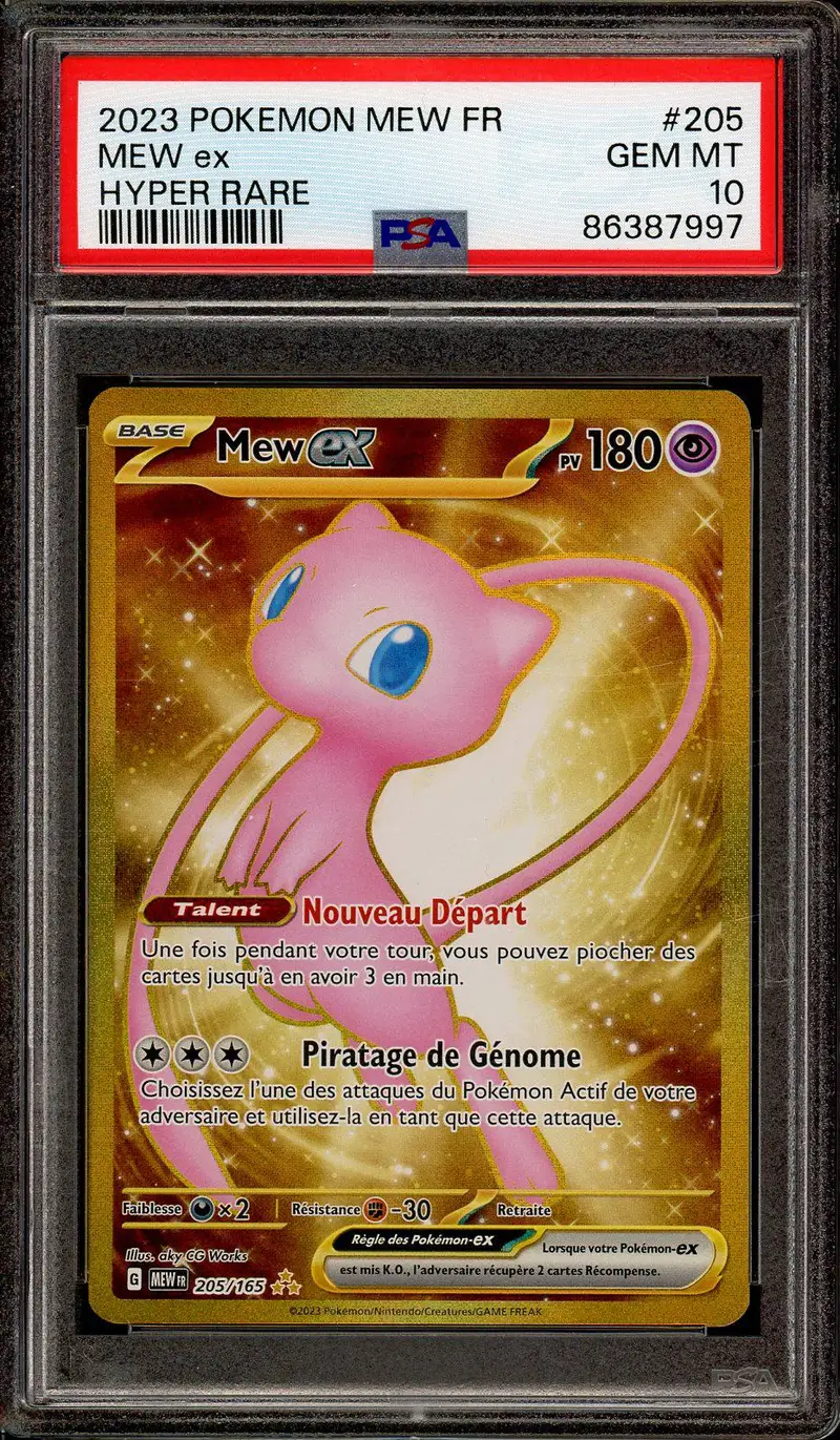 PSA 10 Mew Ex Gold