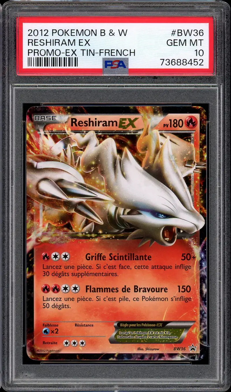 PSA 10 Reshiram Ex