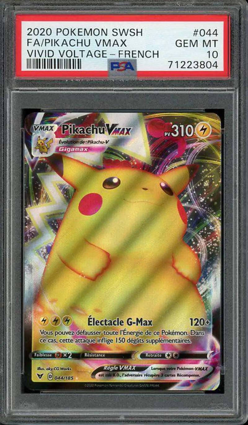 PSA 10 Pikachu VMax