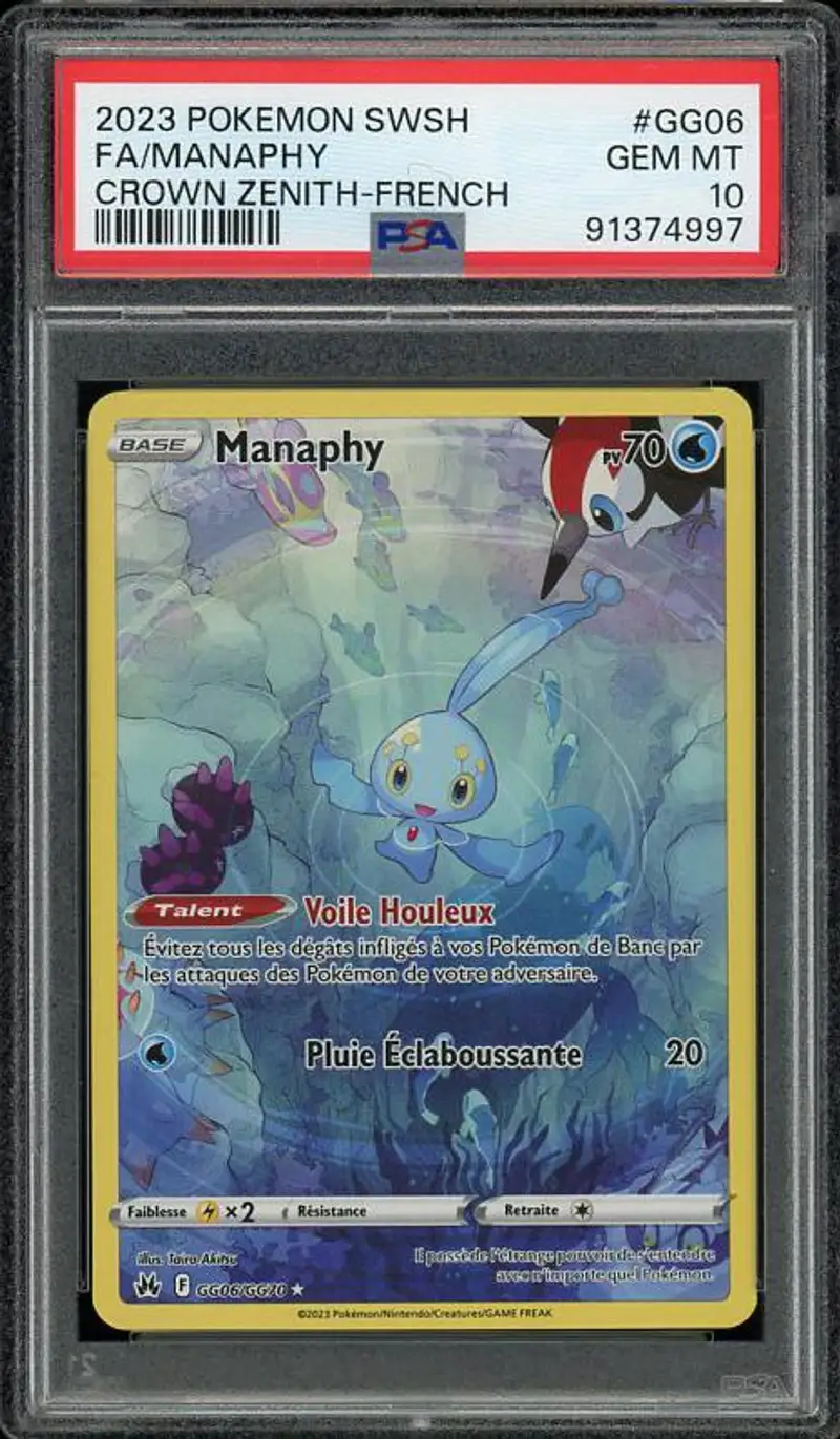PSA 10 Manaphy