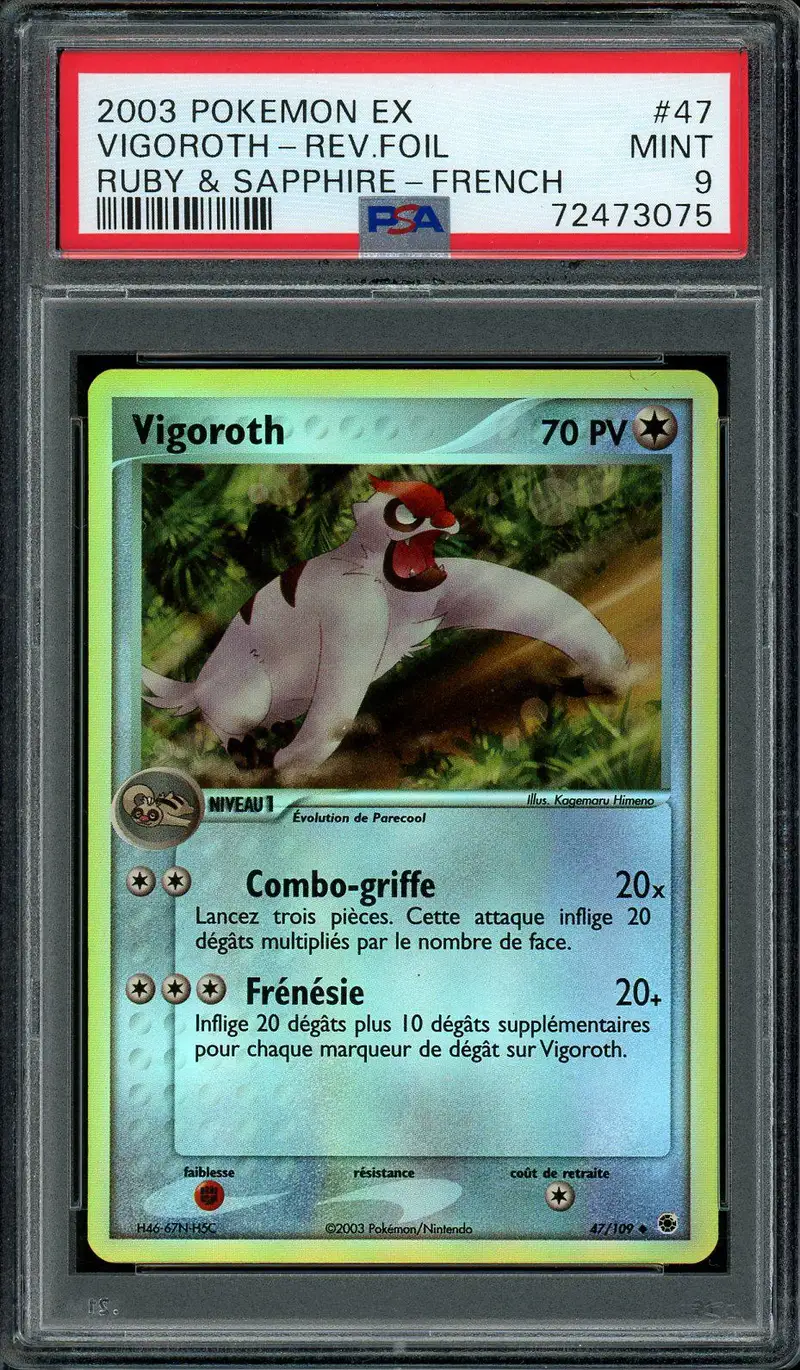 PSA 9 Vigoroth Reverse