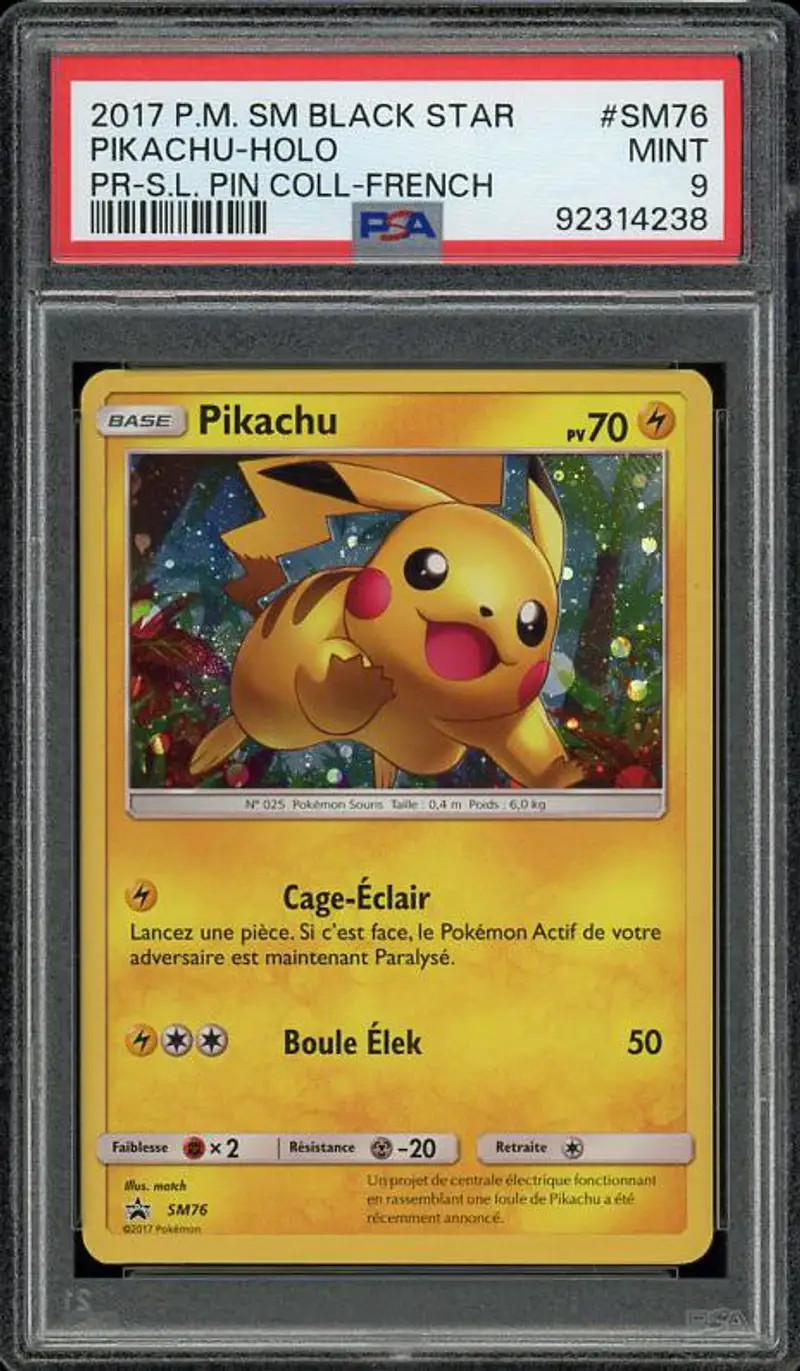 PSA 9 Pikachu Holo