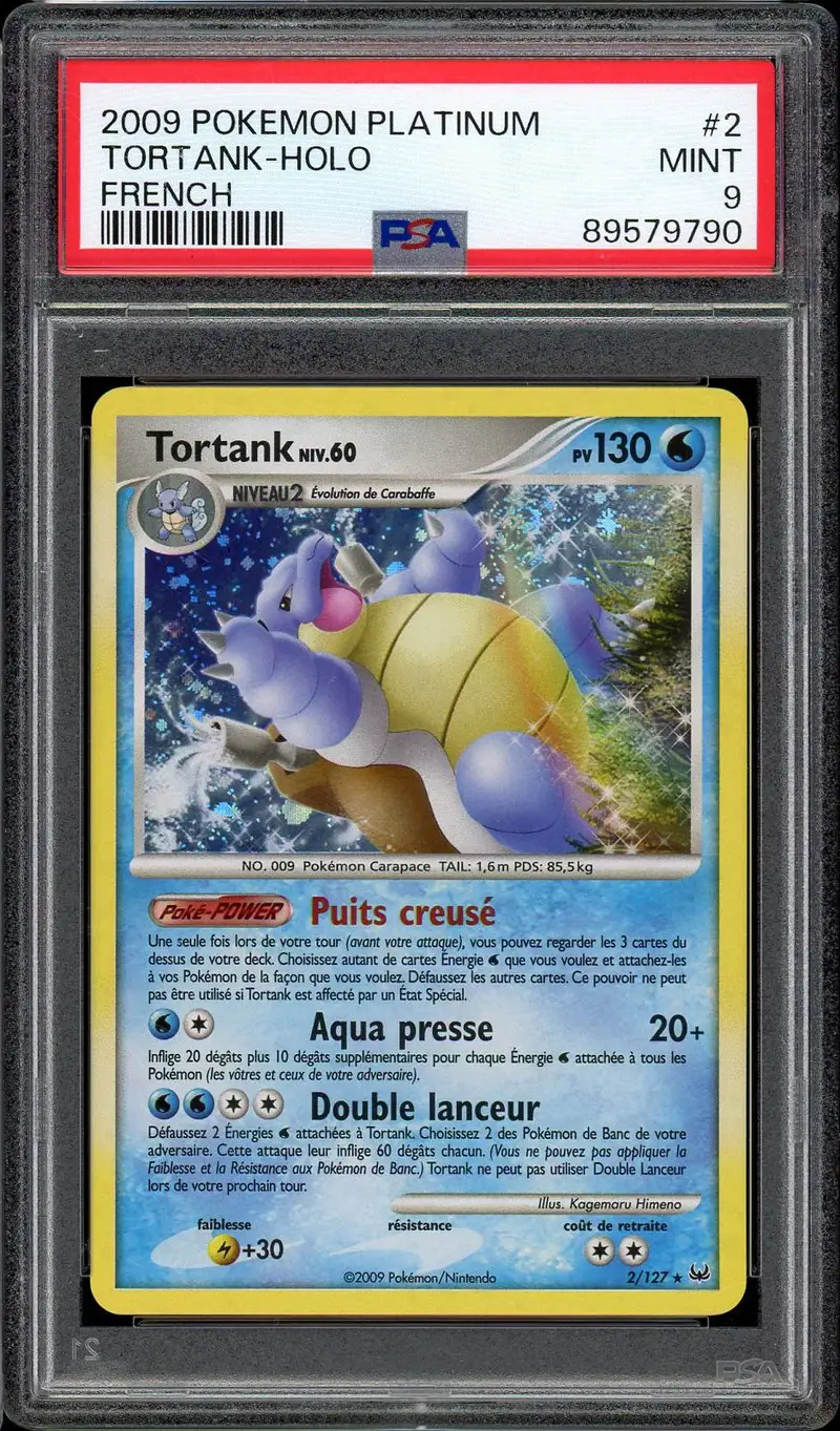 PSA 9 Tortank Holo