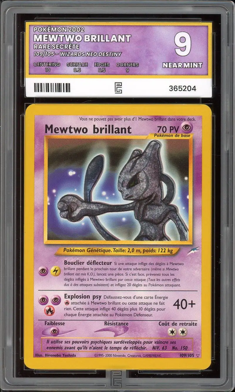 PG 9 Mewtwo Brillant