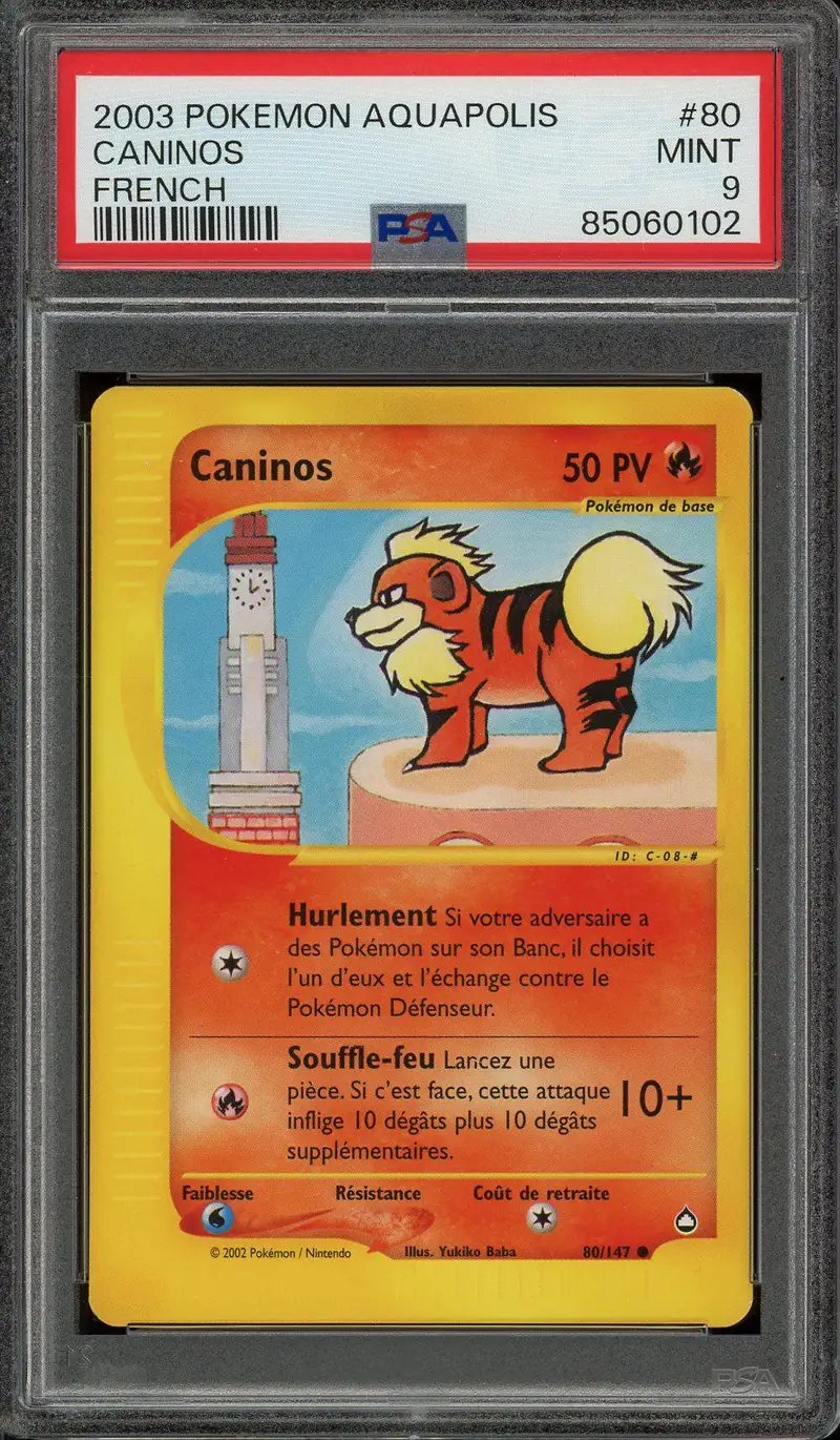 PSA 9 Caninos