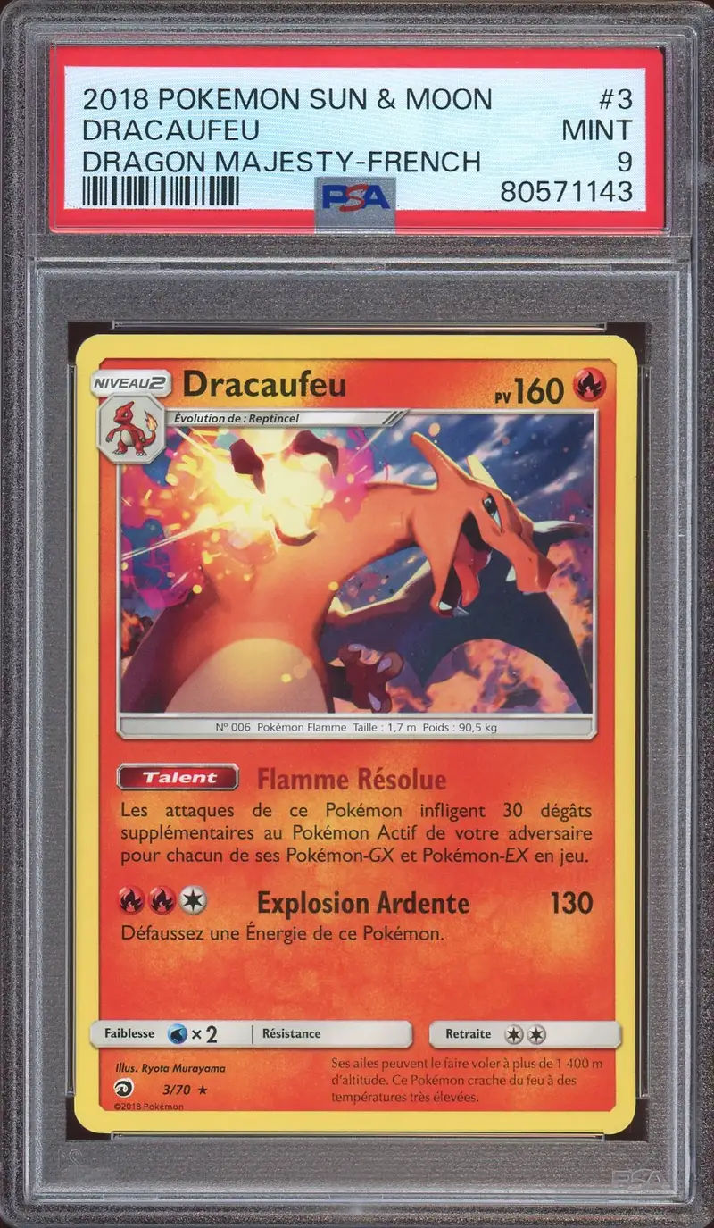 PSA 9 Dracaufeu