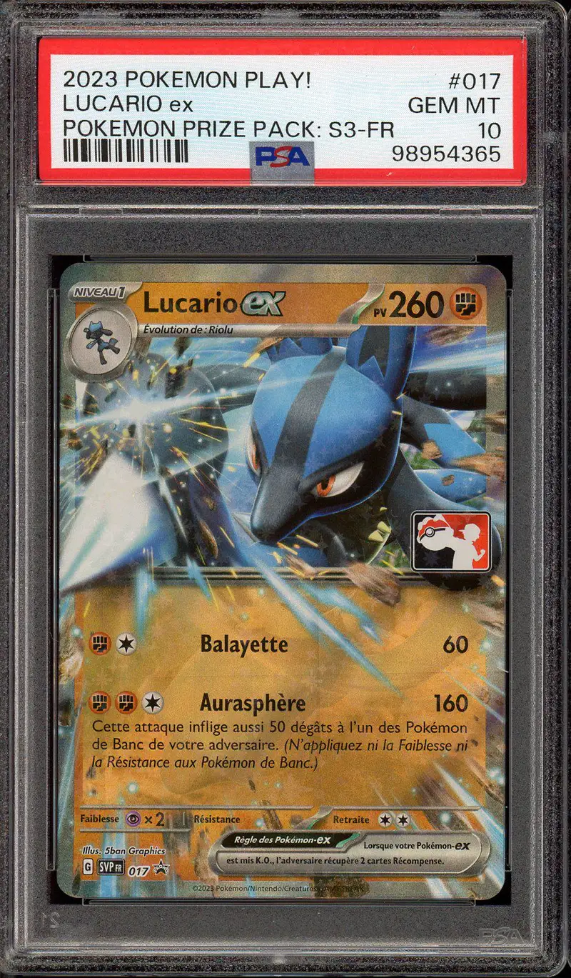 PSA 10 Lucario Ex