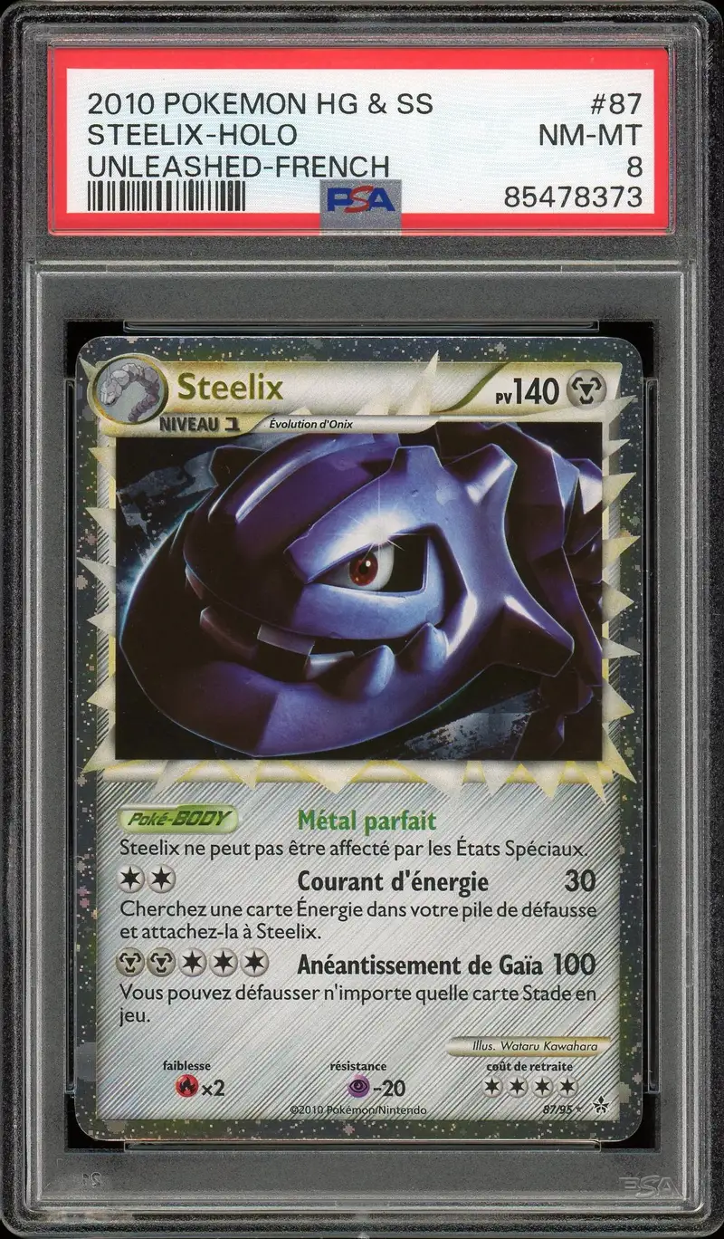 PSA 8 Steelix Prime