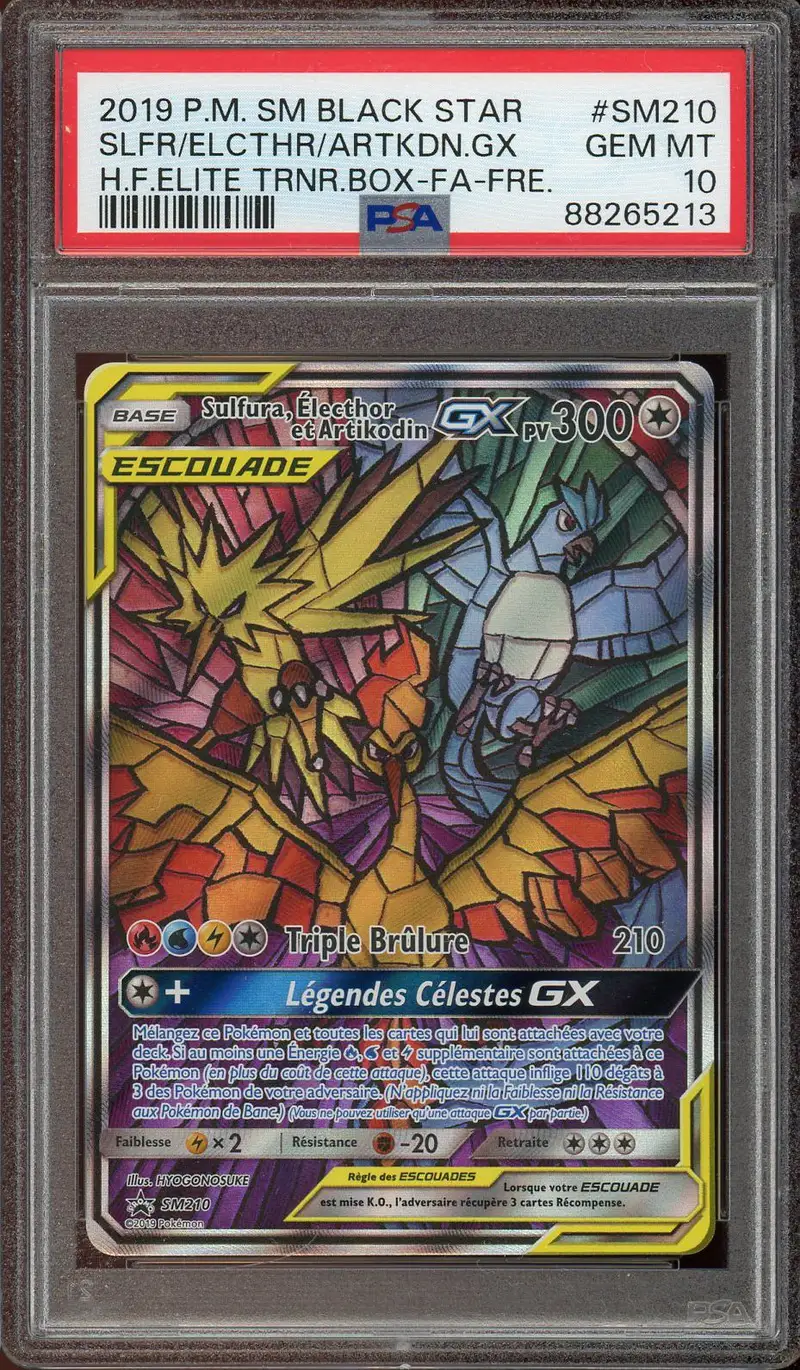 PSA 10 Sulfura, Électhor et Artikodin Gx