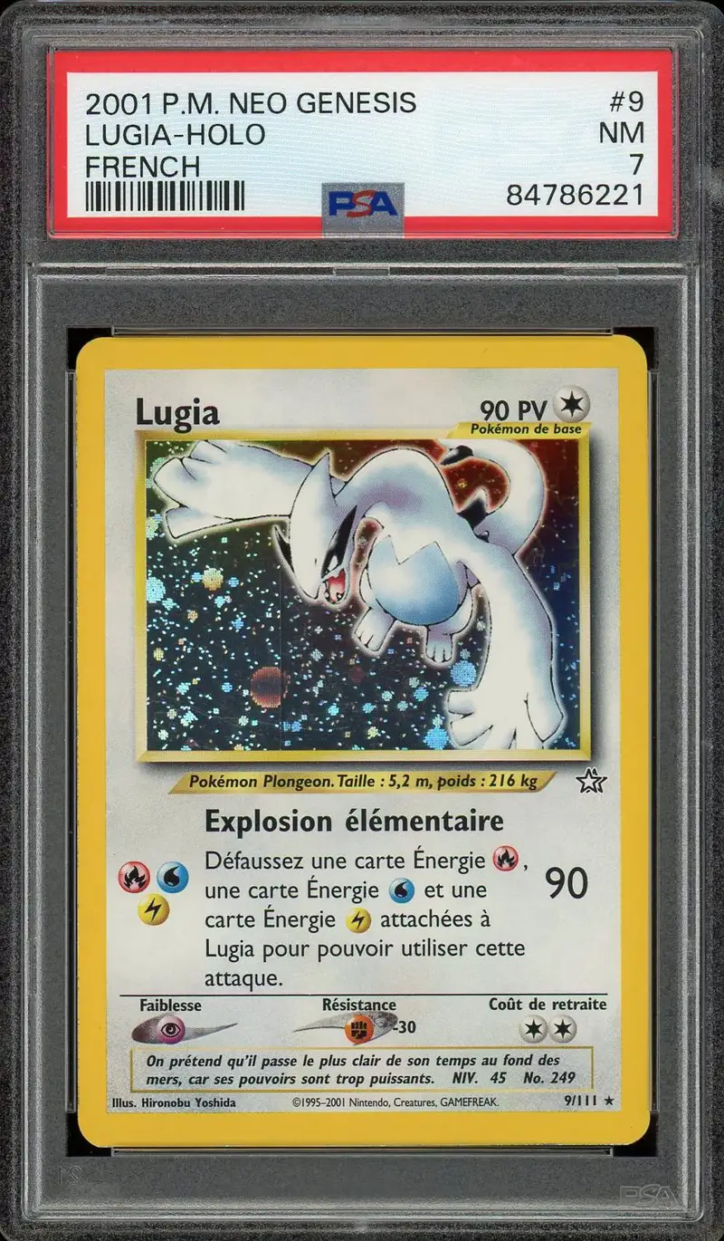 PSA 7 Lugia Holo